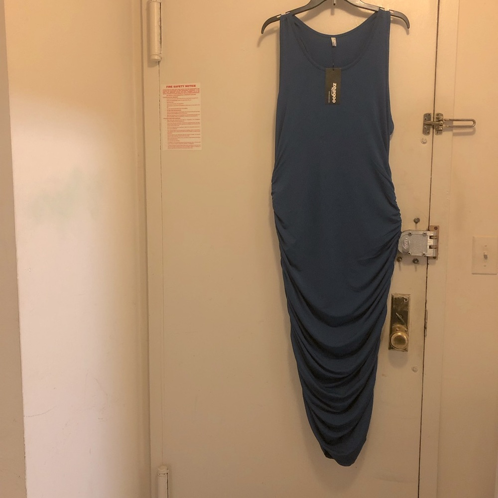 Zeagoo Ruched Bodycon Dress New/NWT - Picture 3 of 8